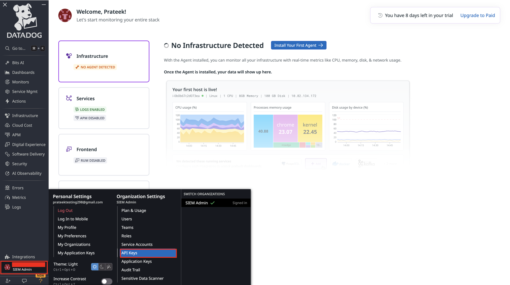 Datadog Configuration
